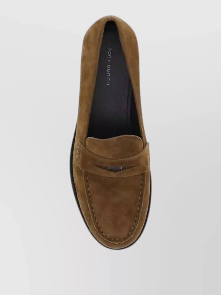 Tory Burch Calf Leather Slip-On Loafers