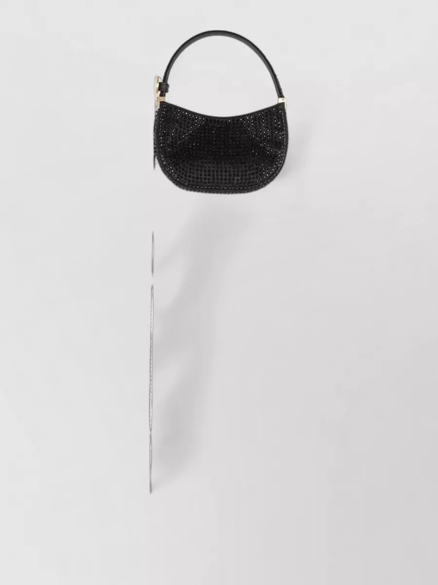 Magda Butrym vesna micro leather crystal-embellished clutch bag