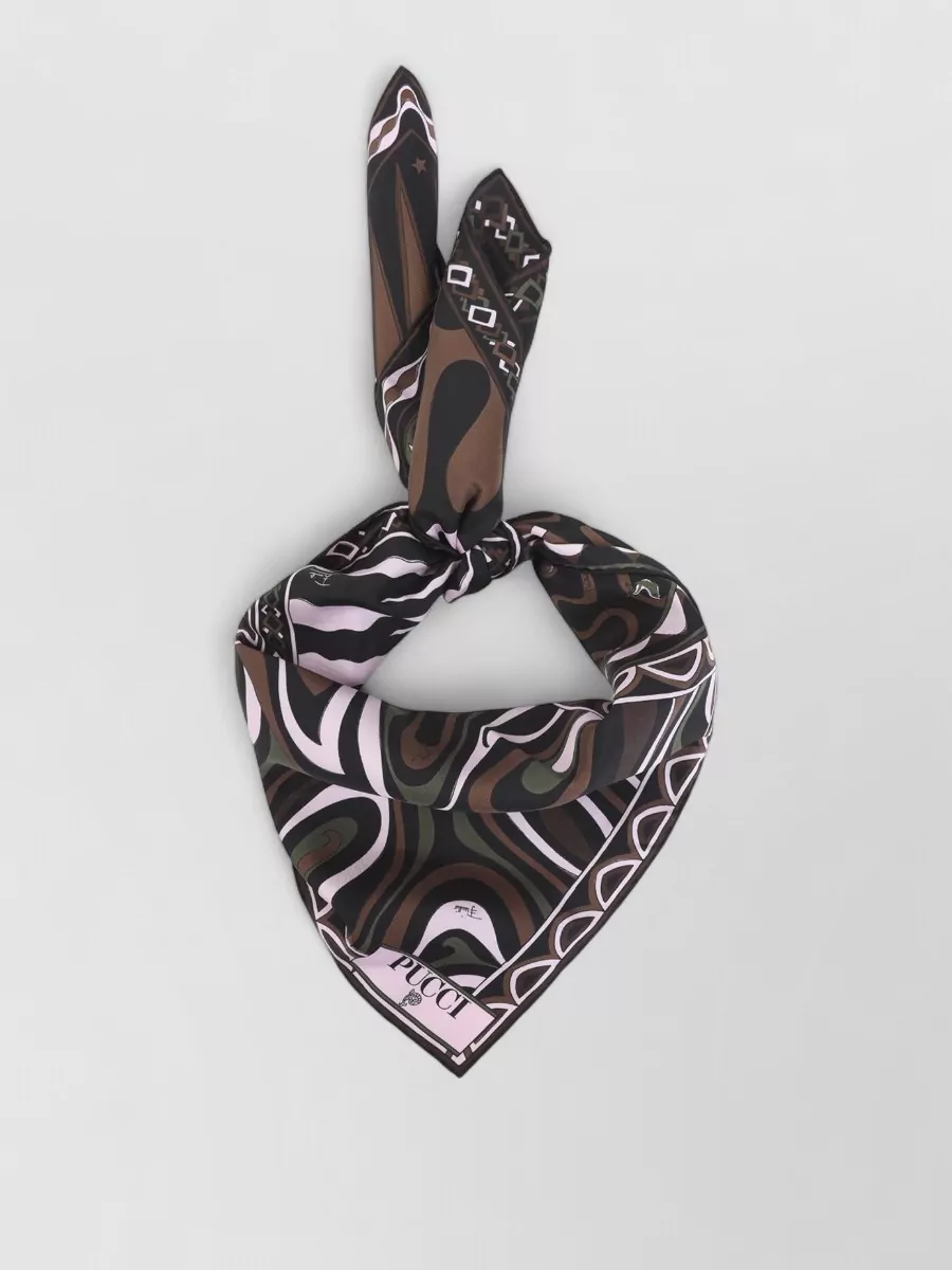Pucci silk printed scarf