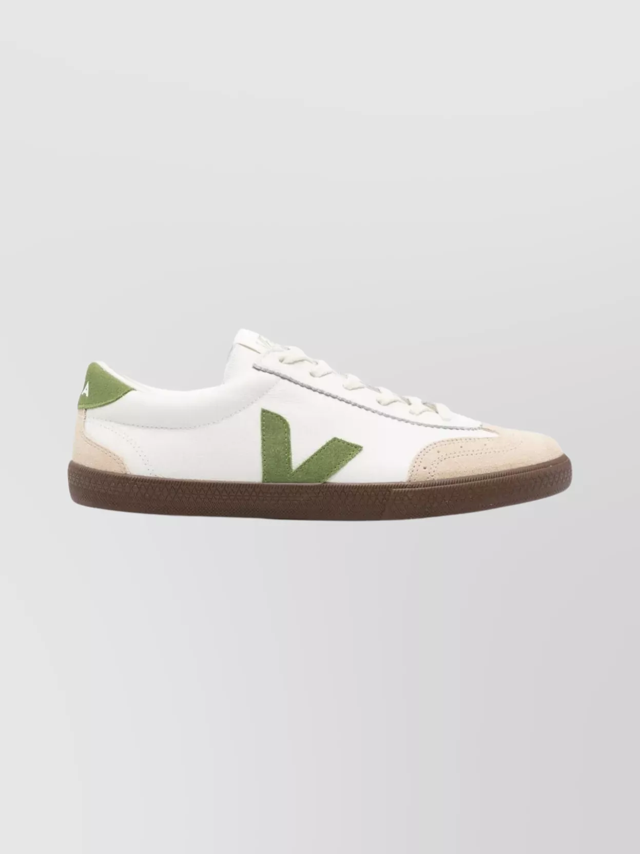 Veja Eco Leather Sneakers Featuring Suede Accents