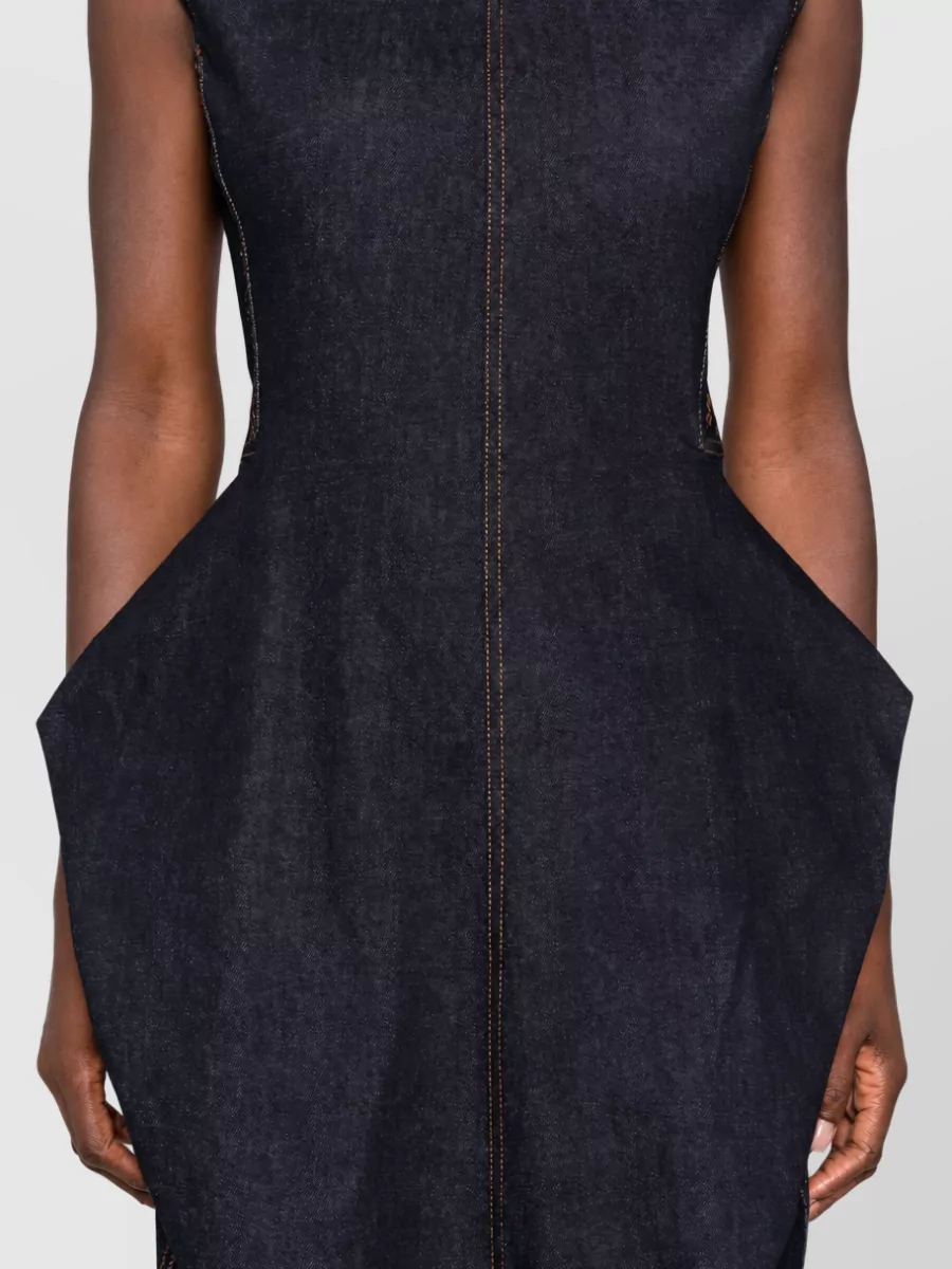Jacquemus Knee-Length Denim Skirt