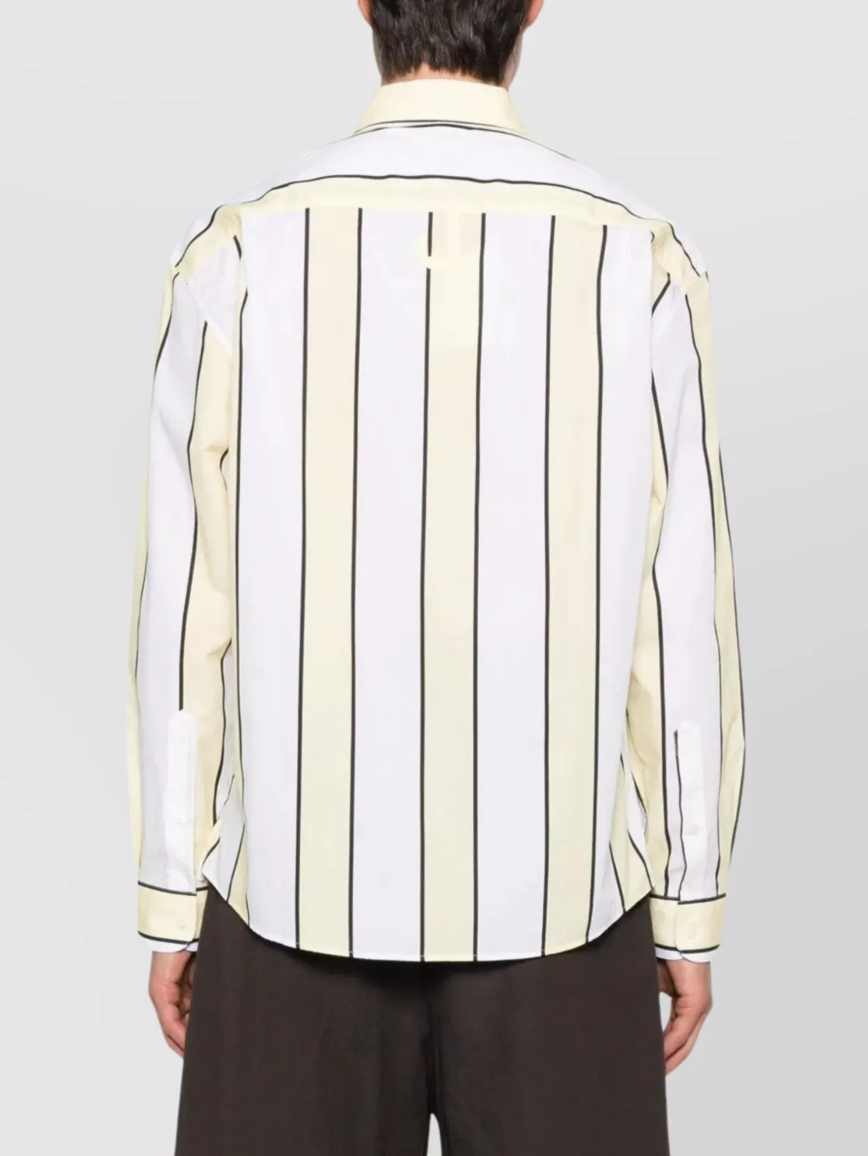 Jacquemus Simon Shirt Buttoned Cuffs Striped Pattern