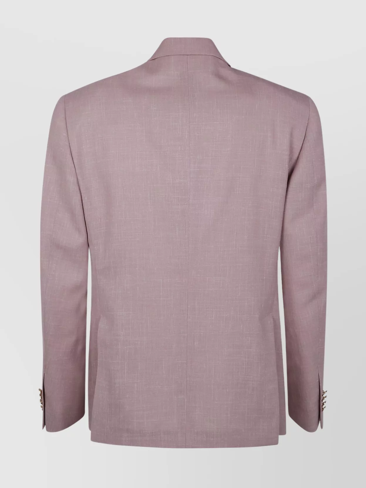 Lardini Structured Double-breasted Jacket Button Detailing In Purple