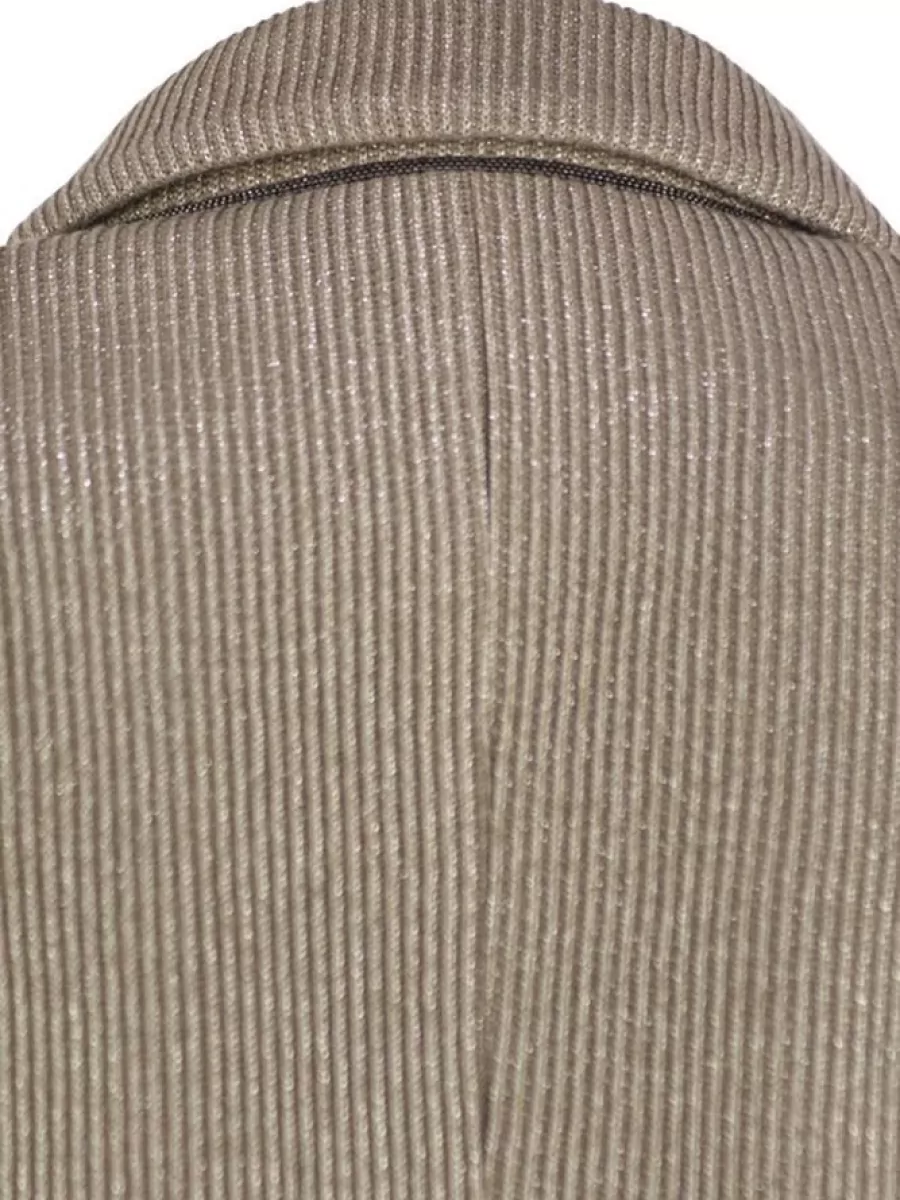 Brunello Cucinelli Sparkling Ribbed Knit Blazer