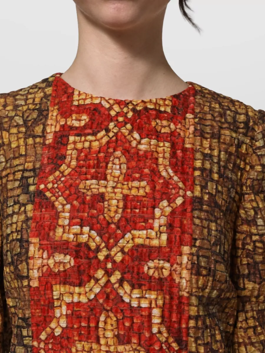 Dolce&Gabbana Wool long-sleeve mini dress