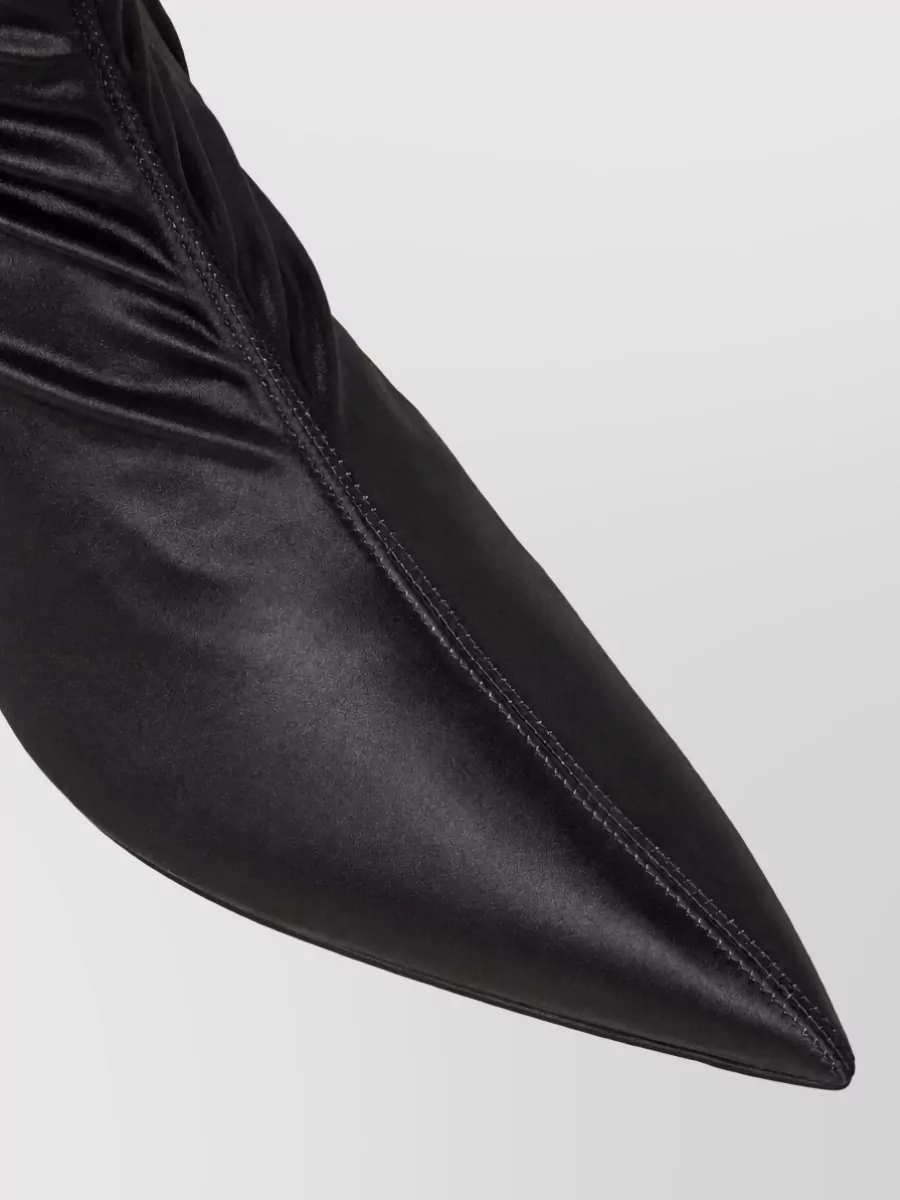 Celine Silk Satin Ankle Boots