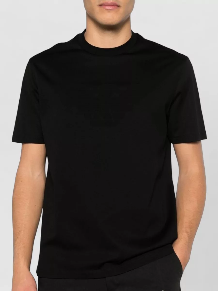 Emporio Armani Logo Cotton Crew Neck Short Sleeve T-Shirt