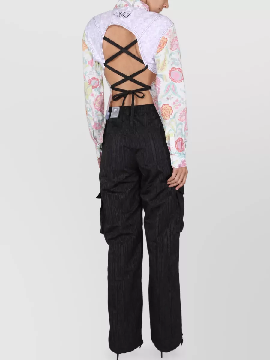Marine Serre Floral-Print Shirt