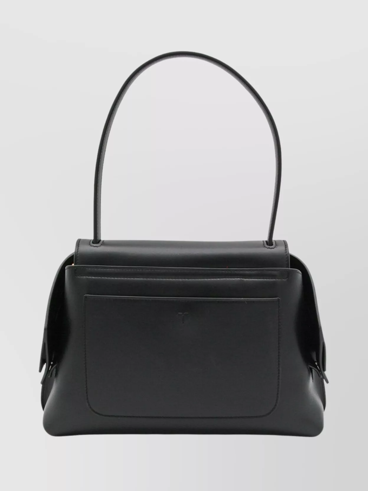 Tod's Black Leather Wav Small Shoulder Bag In Gray