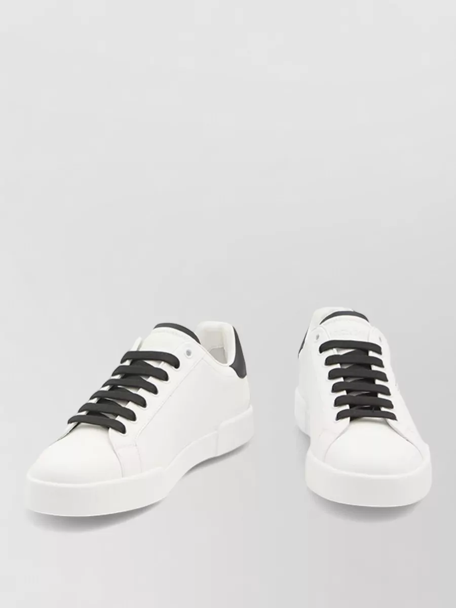 Dolce&Gabbana Leather Low-Top Sneakers