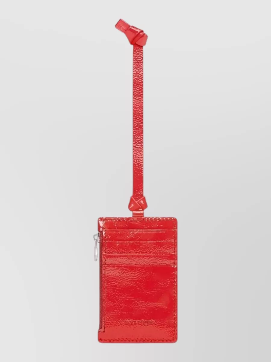 Courrèges leather cardholder