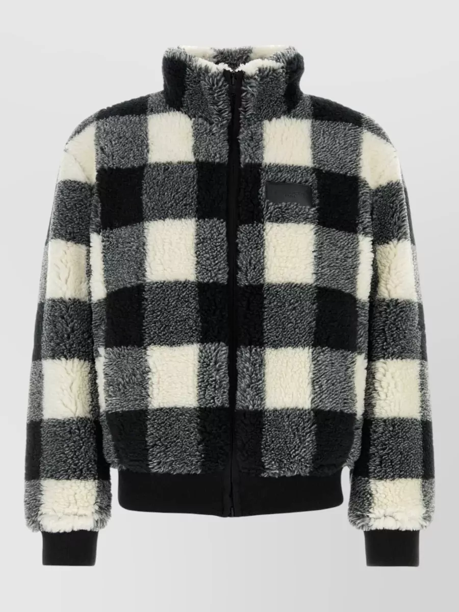 Givenchy checked oversized padded jacket