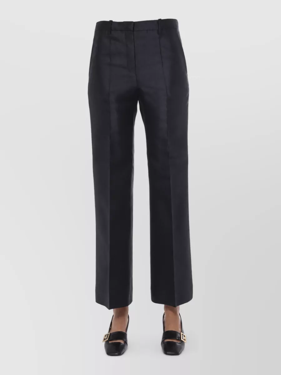 Givenchy silk wide-leg trousers