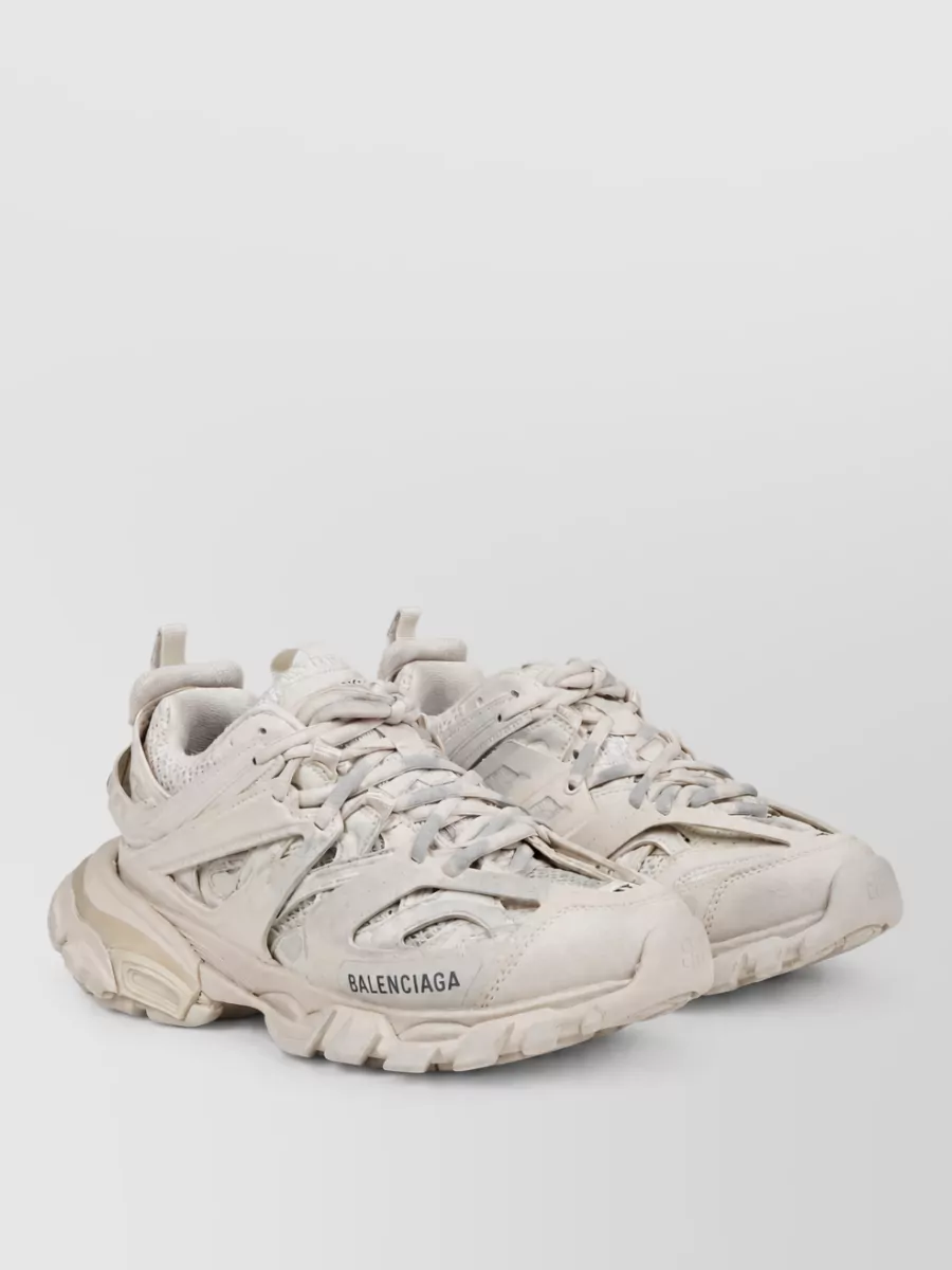 Balenciaga Track Signature Mesh Contrast Detail Sneaker