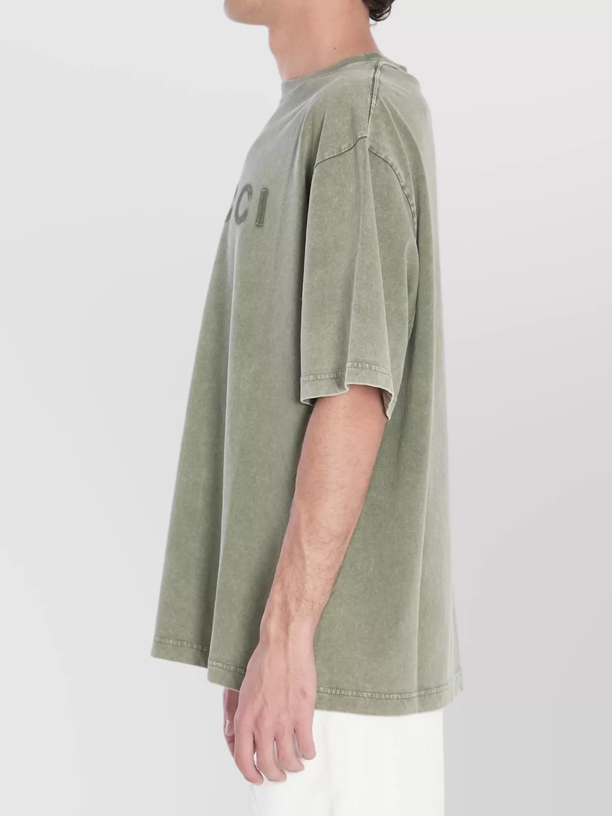 Gucci Crewneck Oversized Embroidered T-Shirt