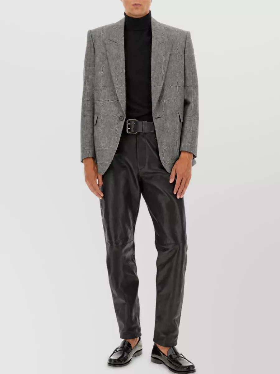 Saint Laurent Wool Single Breasted Suit