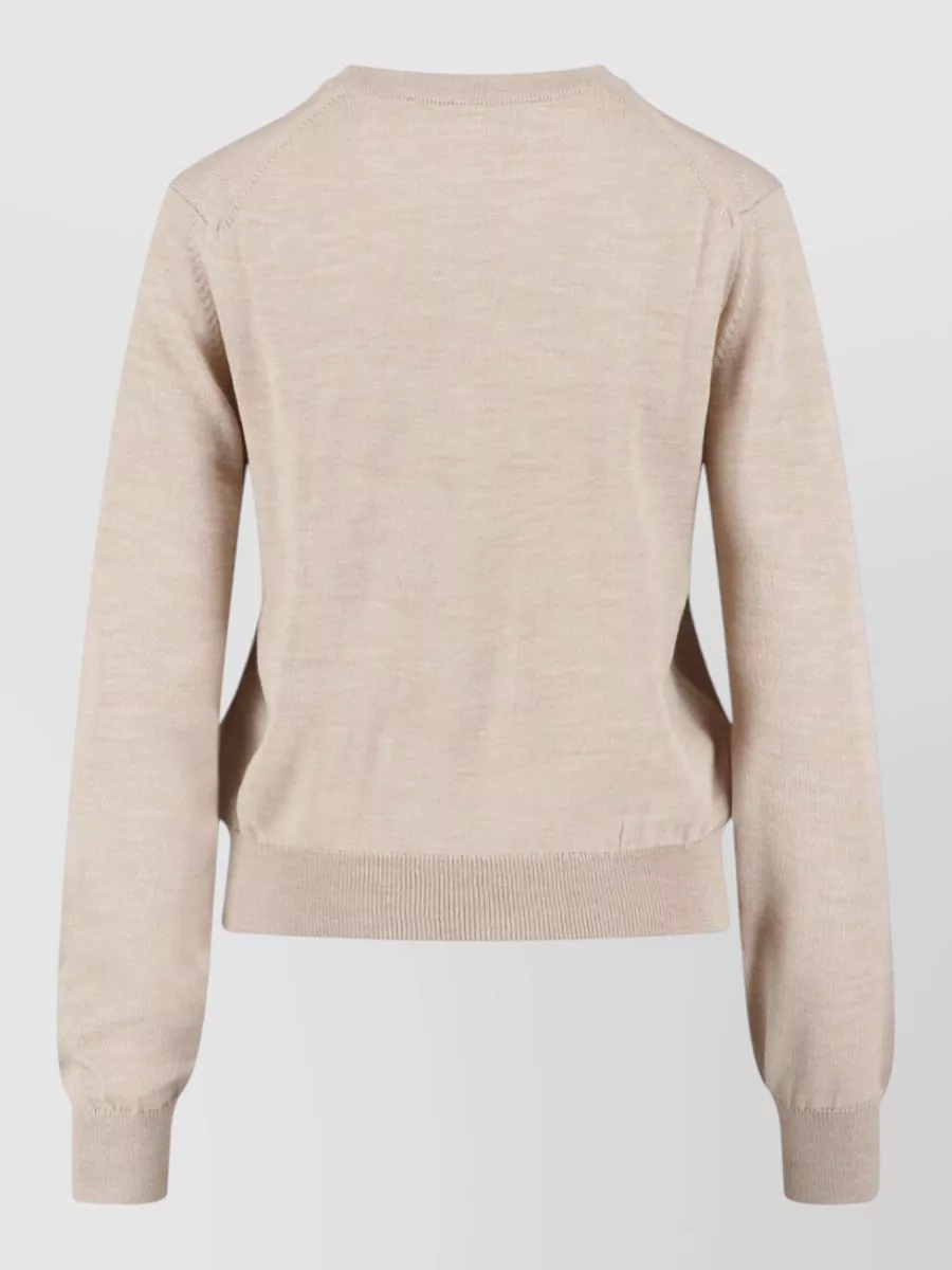 Maison Kitsuné Wool Crewneck Sweatshirt