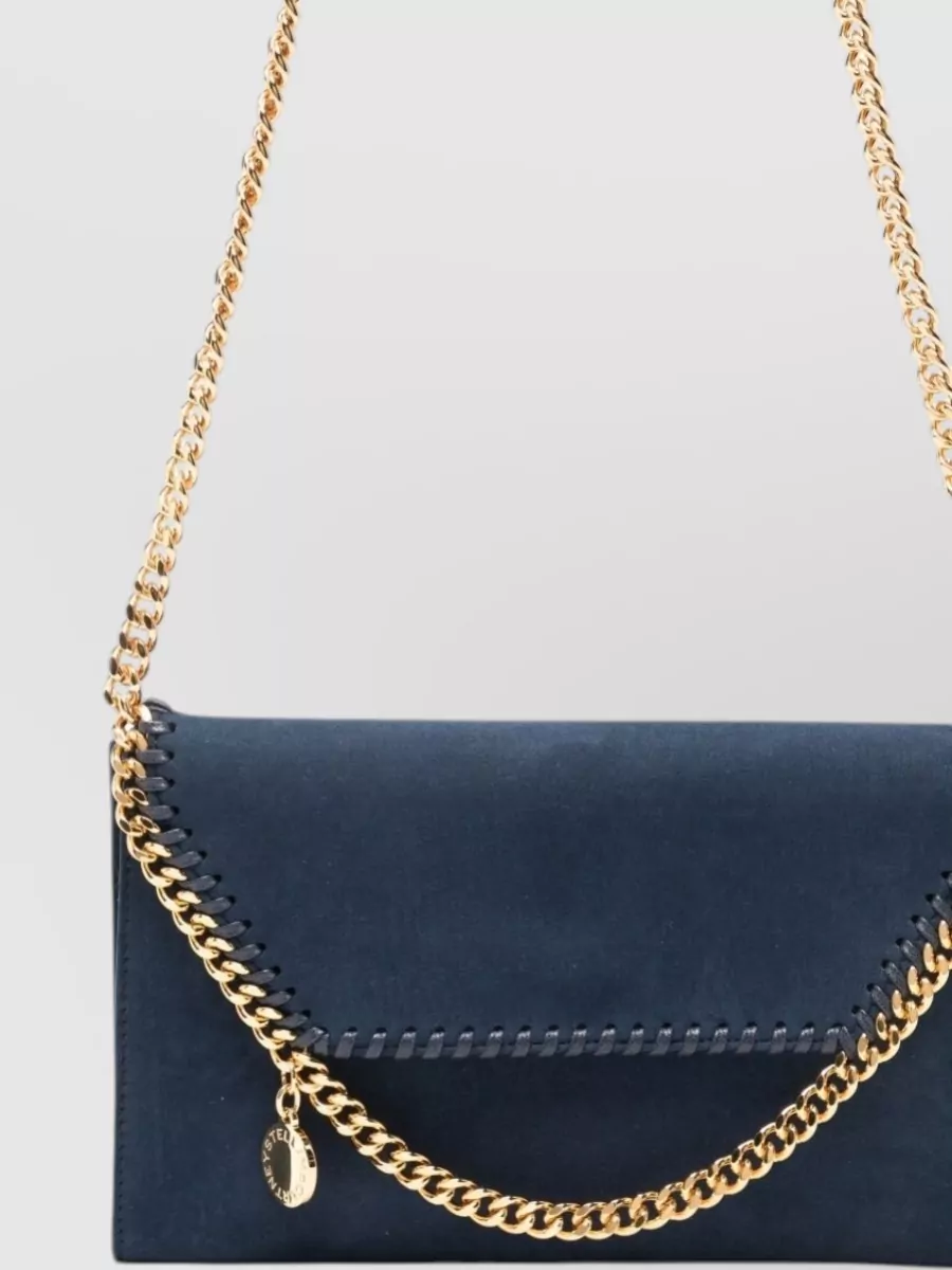 Stella Mccartney Falabella Suede-Effect Crossbody Bag