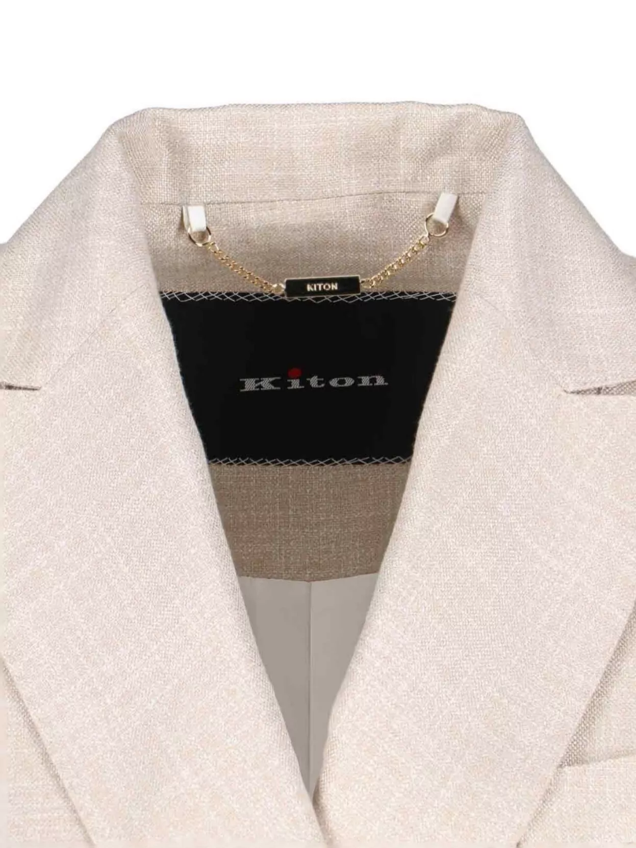Kiton Double-breasted Jacket With Notch Lapels And Back Vent