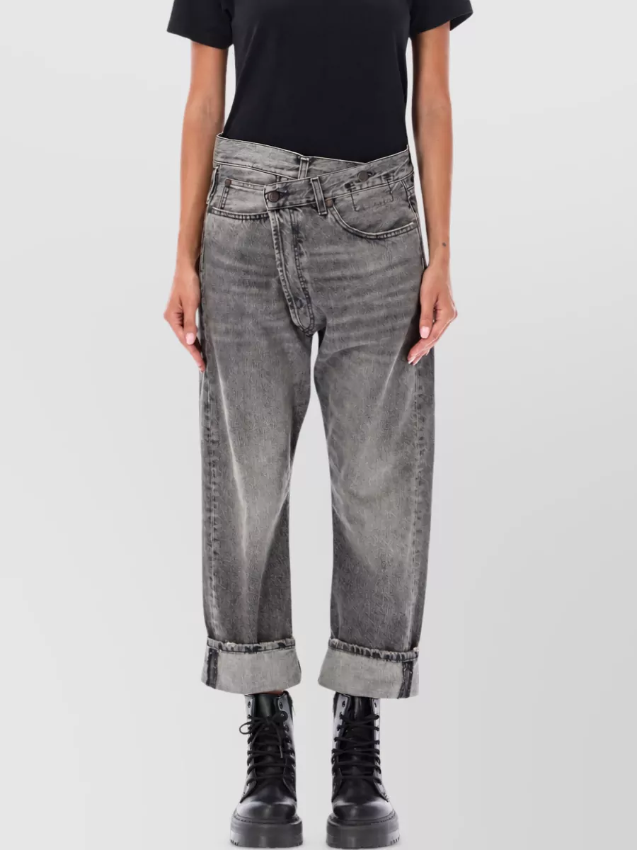 R13 crossover denim jeans