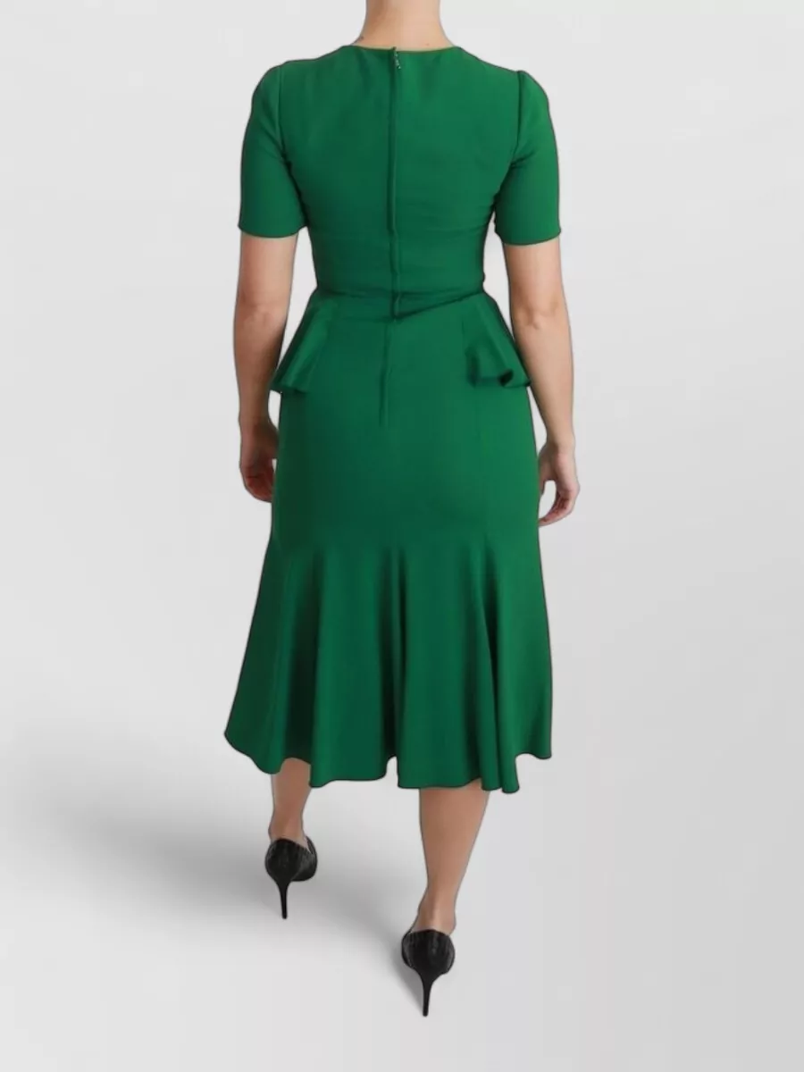 Dolce&Gabbana Viscose Mermaid Midi Dress