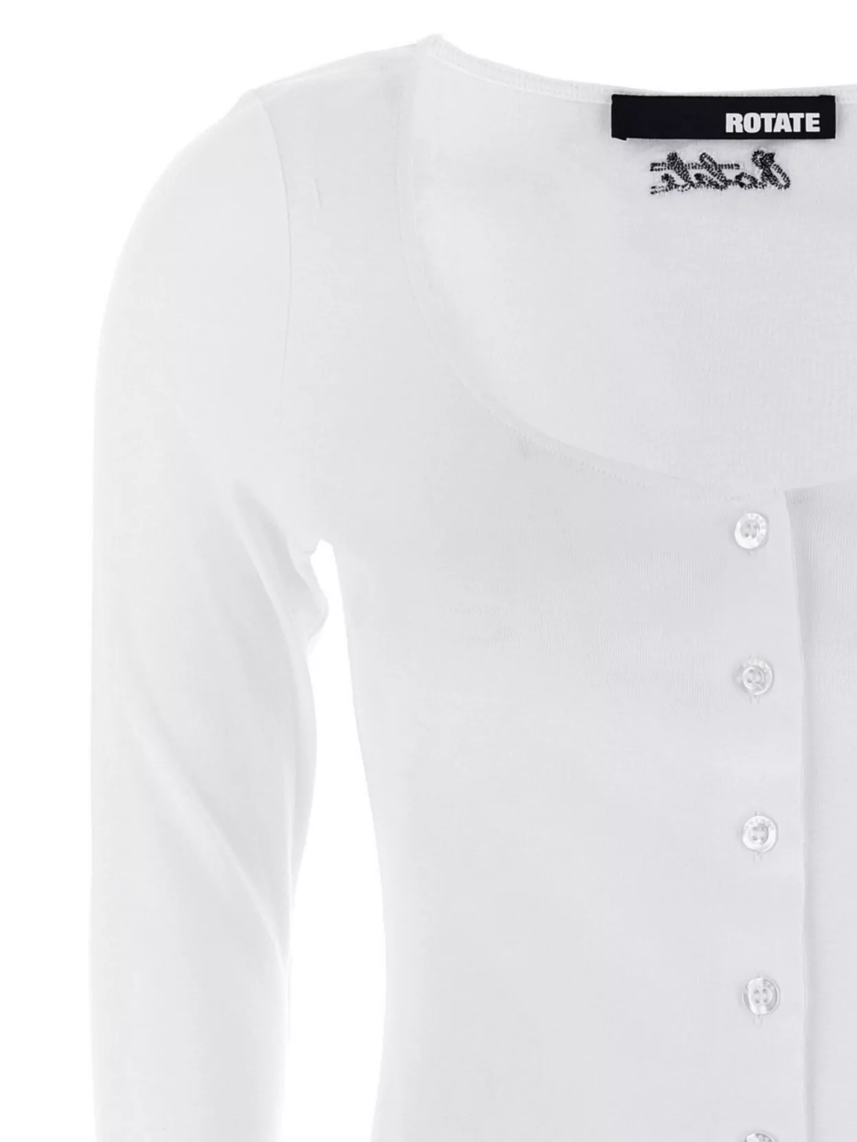 Rotate Birger Christensen Buttoned Ls Tops