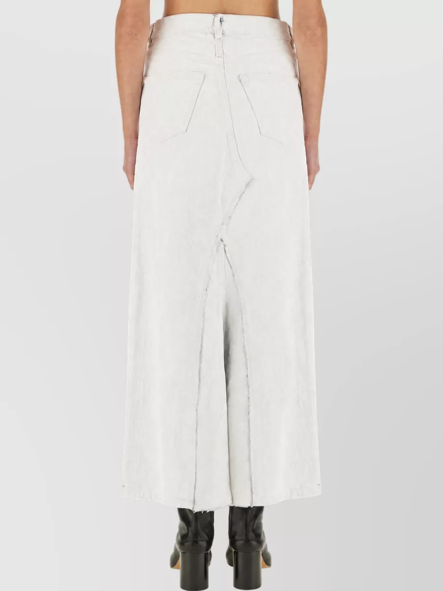 Maison Margiela Cotton High-Rise Midi Skirt