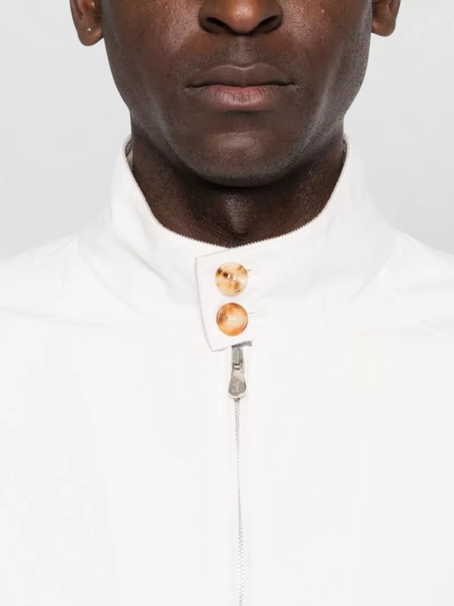 Brunello Cucinelli Blouson Jacket With High Collar And Buttons