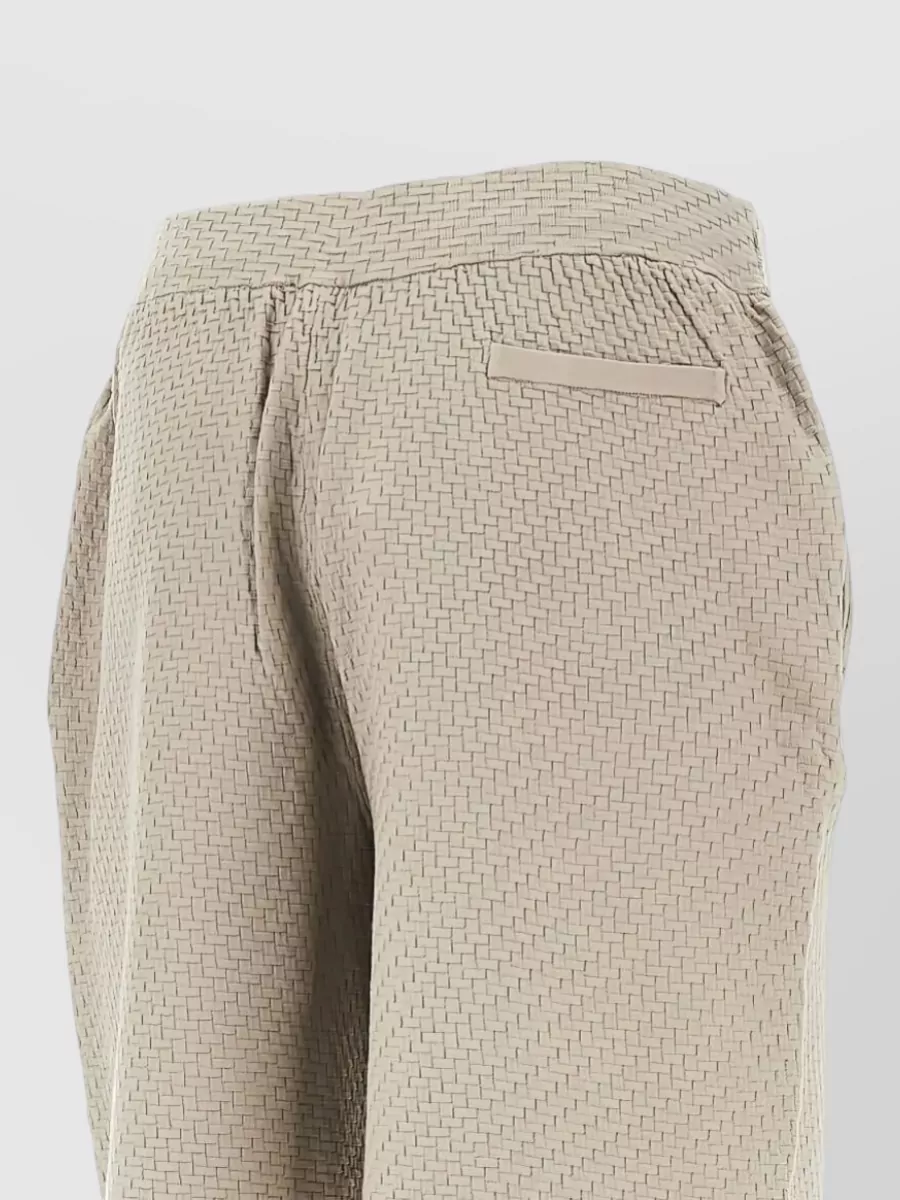 Emporio Armani Regular-Fit Straight-Leg Bermuda Trousers
