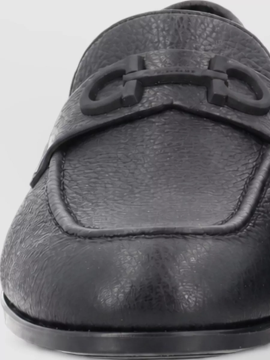 Ferragamo leather loafers
