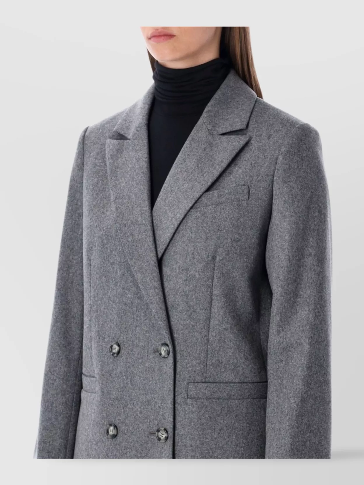 A.p.c. Double Breasted Jacket Flap Pockets