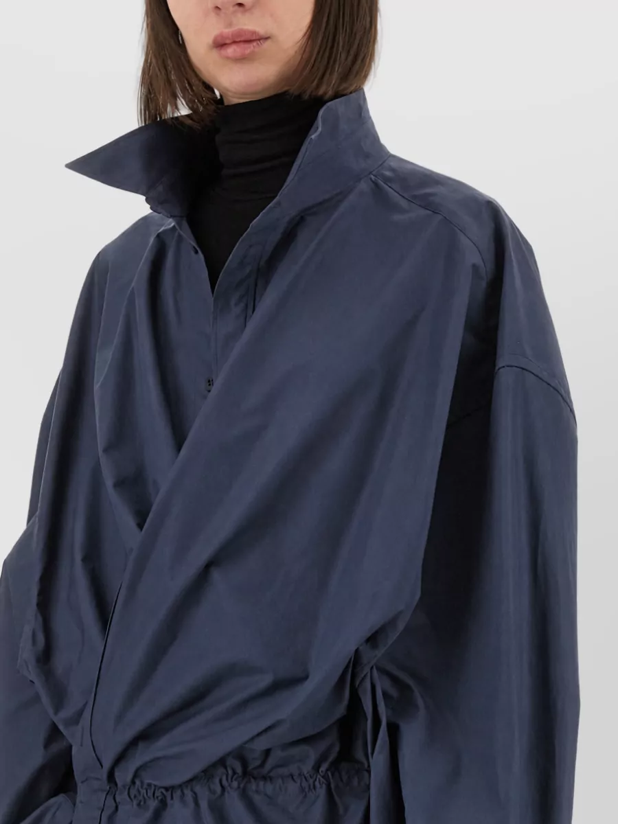 Balenciaga Cotton Mini Shirt Dress
