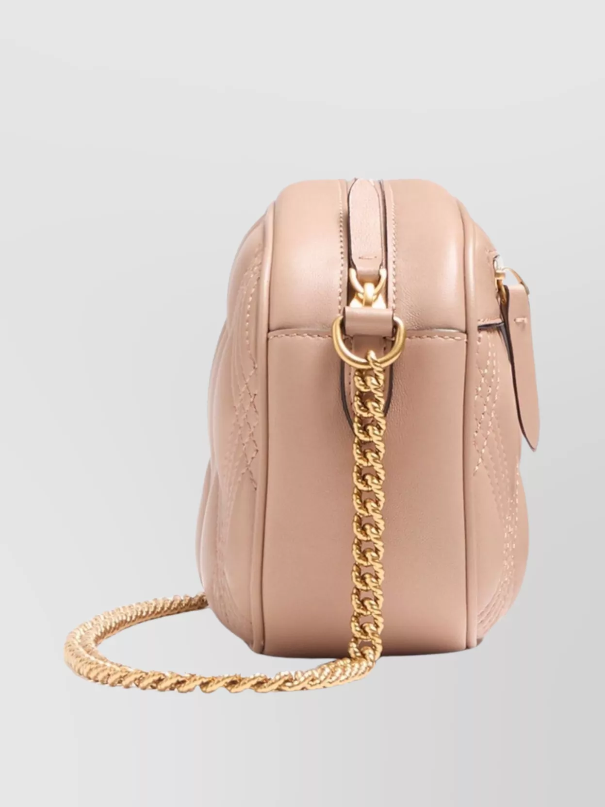 Valentino Quilted Leather Camera Bag With Chain Strap