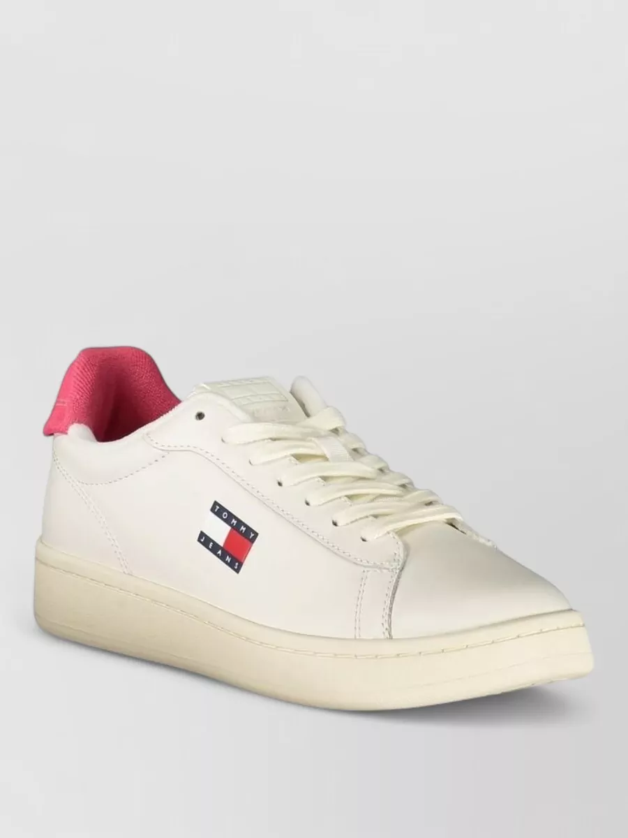 Tommy Hilfiger leather lace-up sneakers