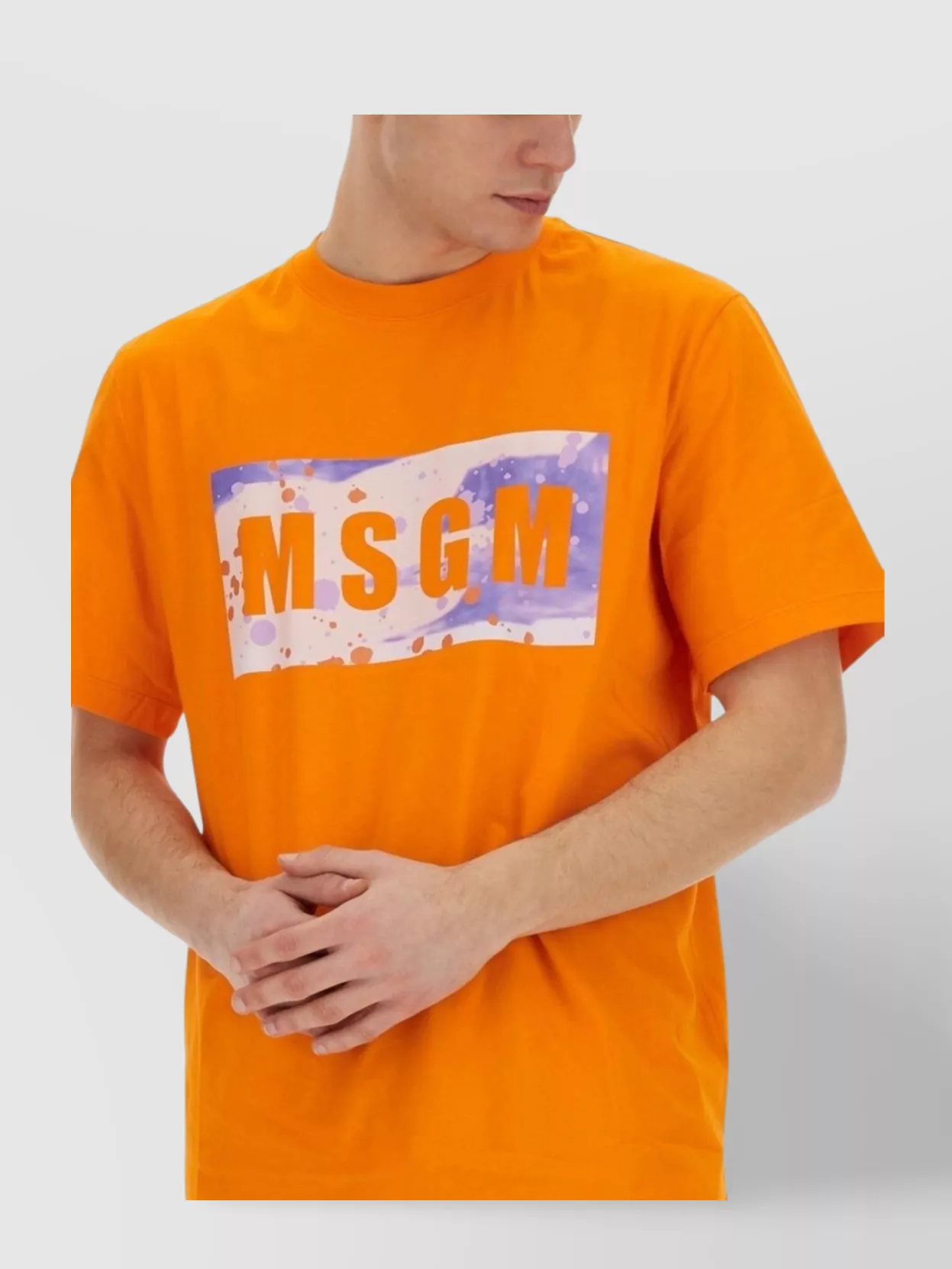 Msgm Logo Crew Neck T-shirt