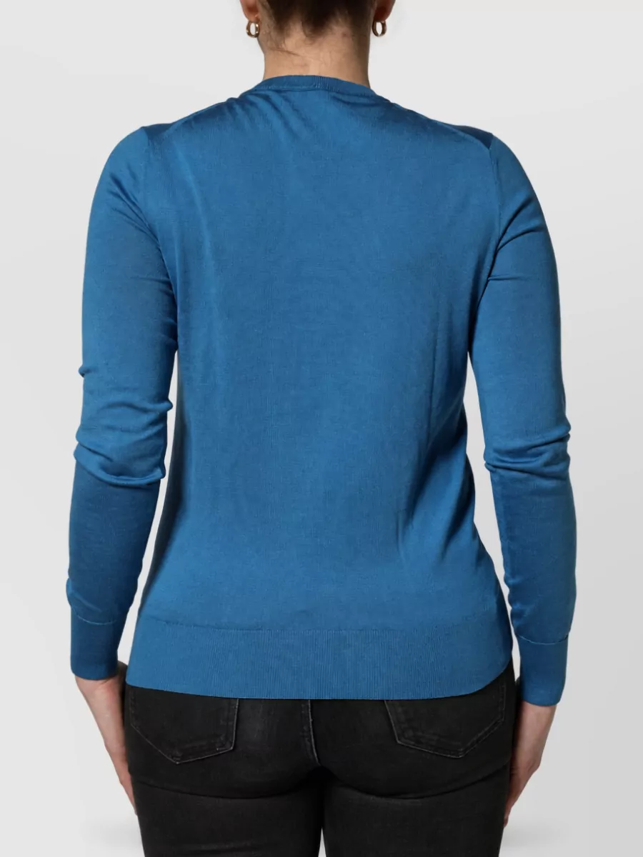 Dolce&Gabbana Silk Sequined Crewneck Pullover Sweater