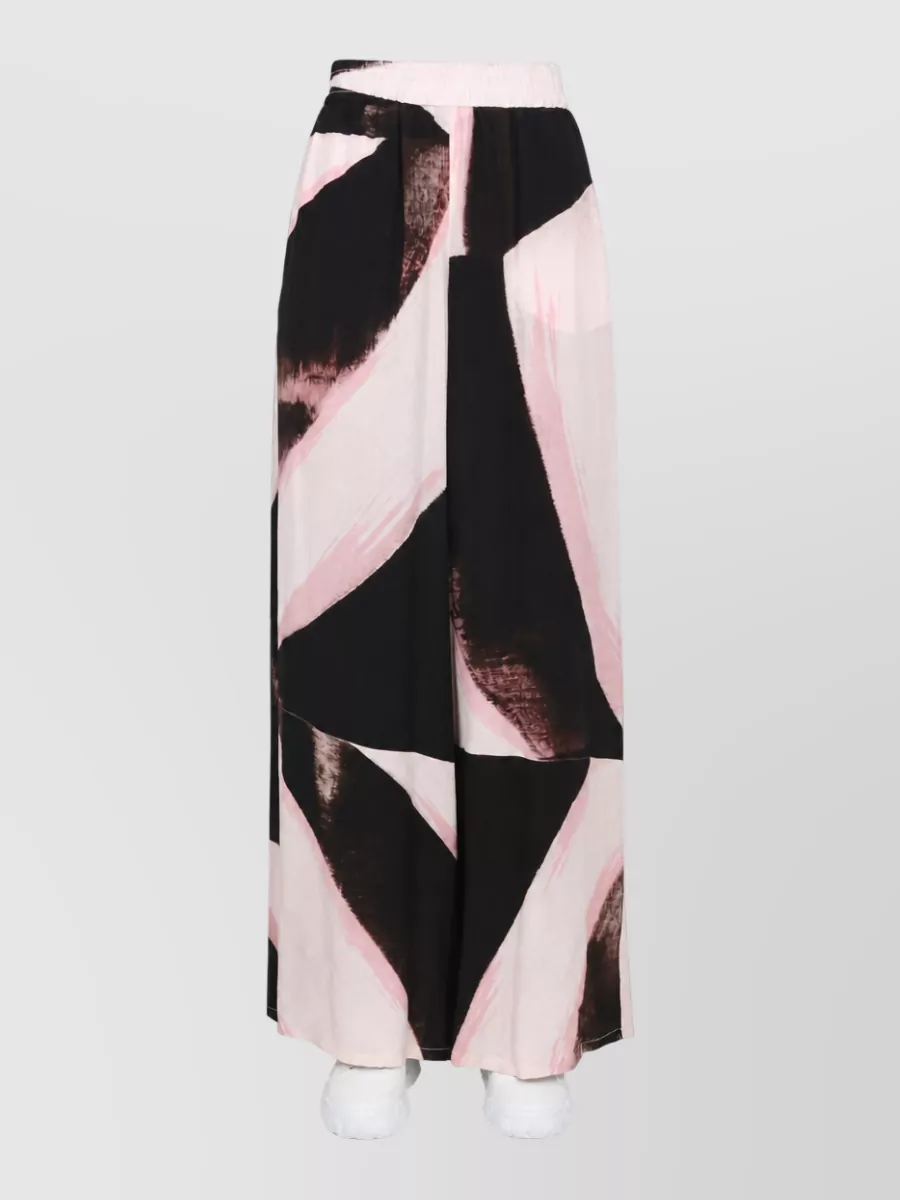 Alexander Mcqueen Silk Wide-Leg Trousers