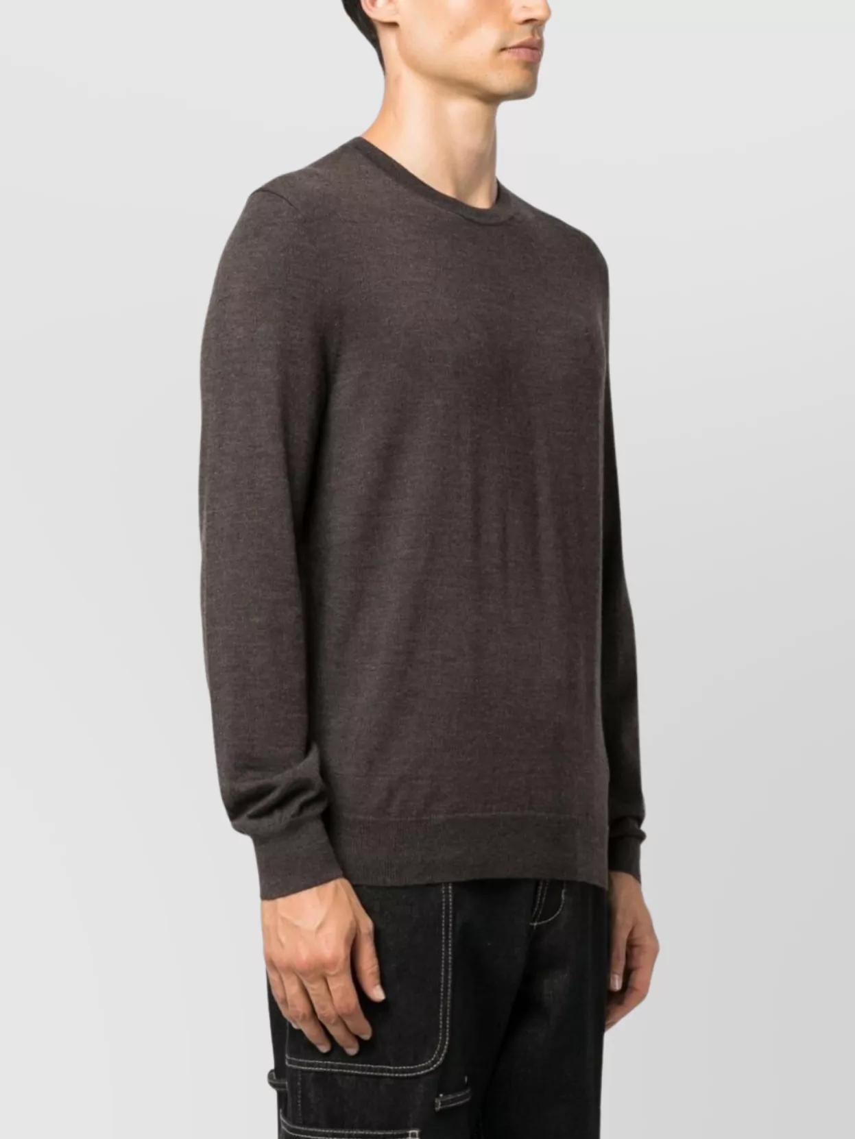 Ralph Lauren Crew Neck Long Sleeve Ribbed Sweater