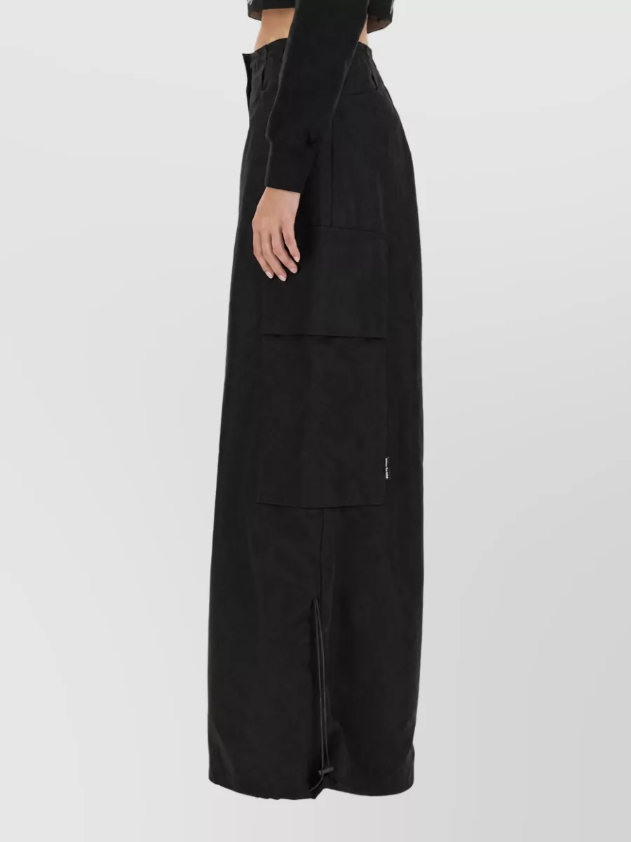 Palm Angels Wide-Leg Cargo Trousers