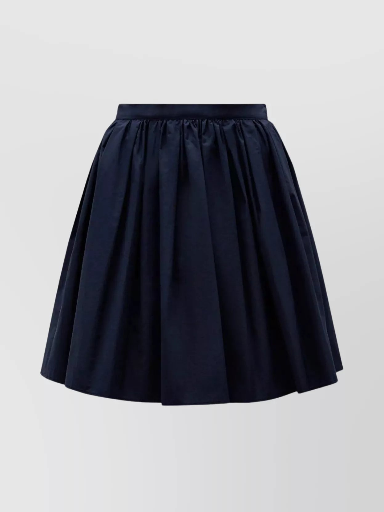 Shop Moncler Gathered A-line Mini Skirt With Pockets