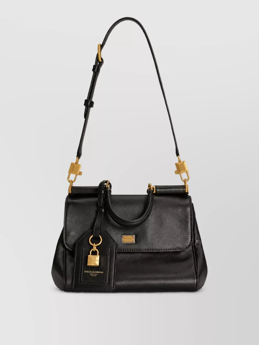 Dolce&Gabbana My Sicily Leather Shoulder Bag