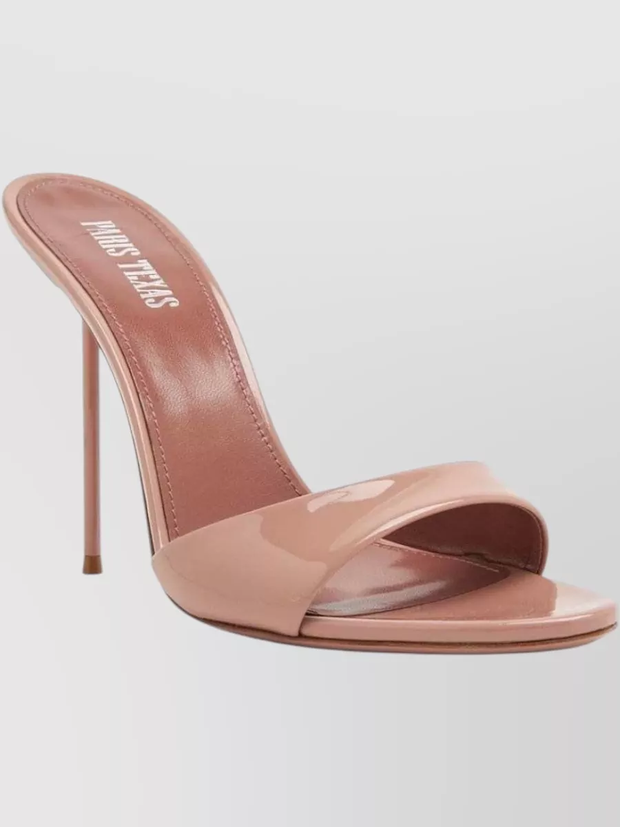 Paris Texas Lidia Stiletto Heel Leather Mules