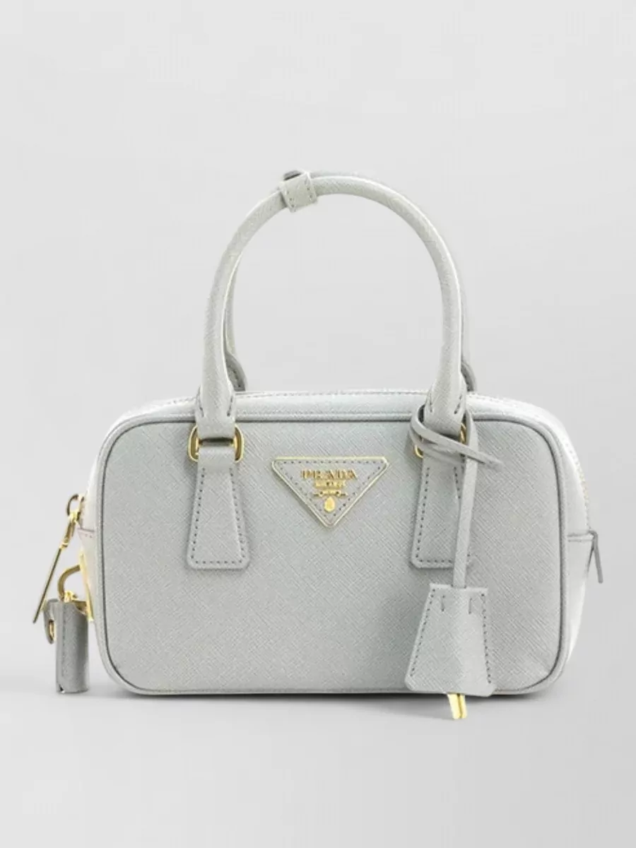 Prada mini leather shoulder bag