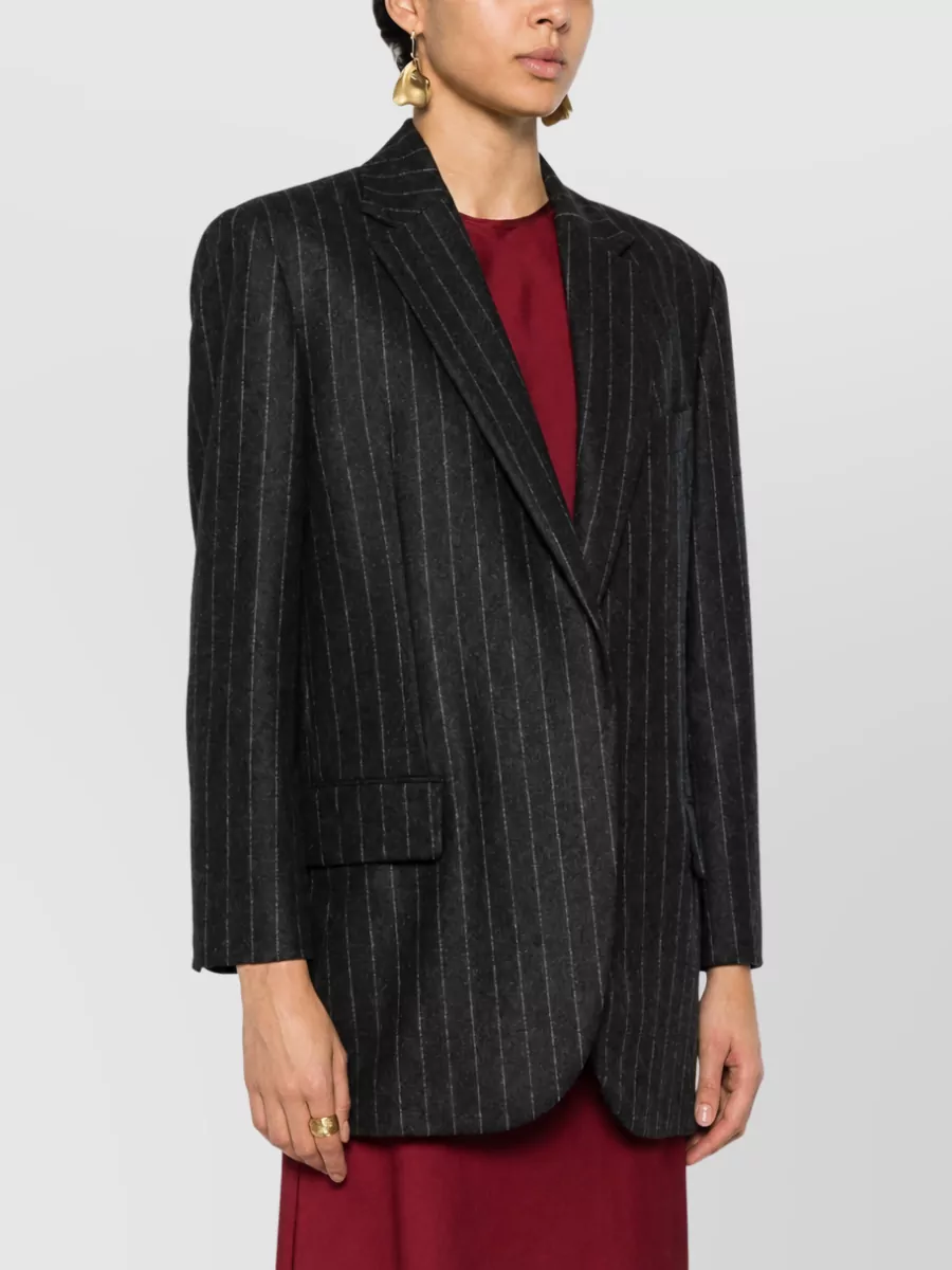 Brunello Cucinelli Virgin Wool Single-Breasted Suit Jacket