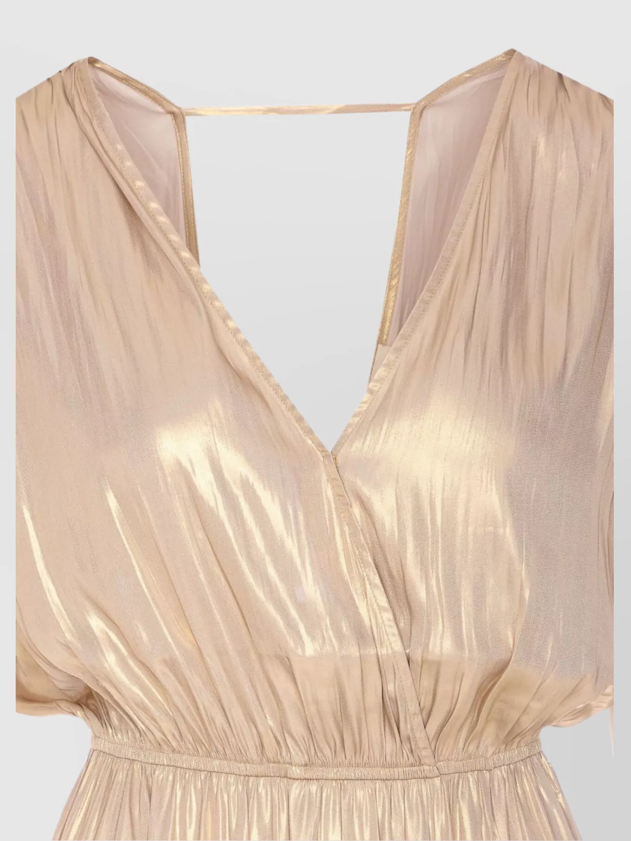 Zadig & Voltaire Dress With Metallic Finish And Split Detail