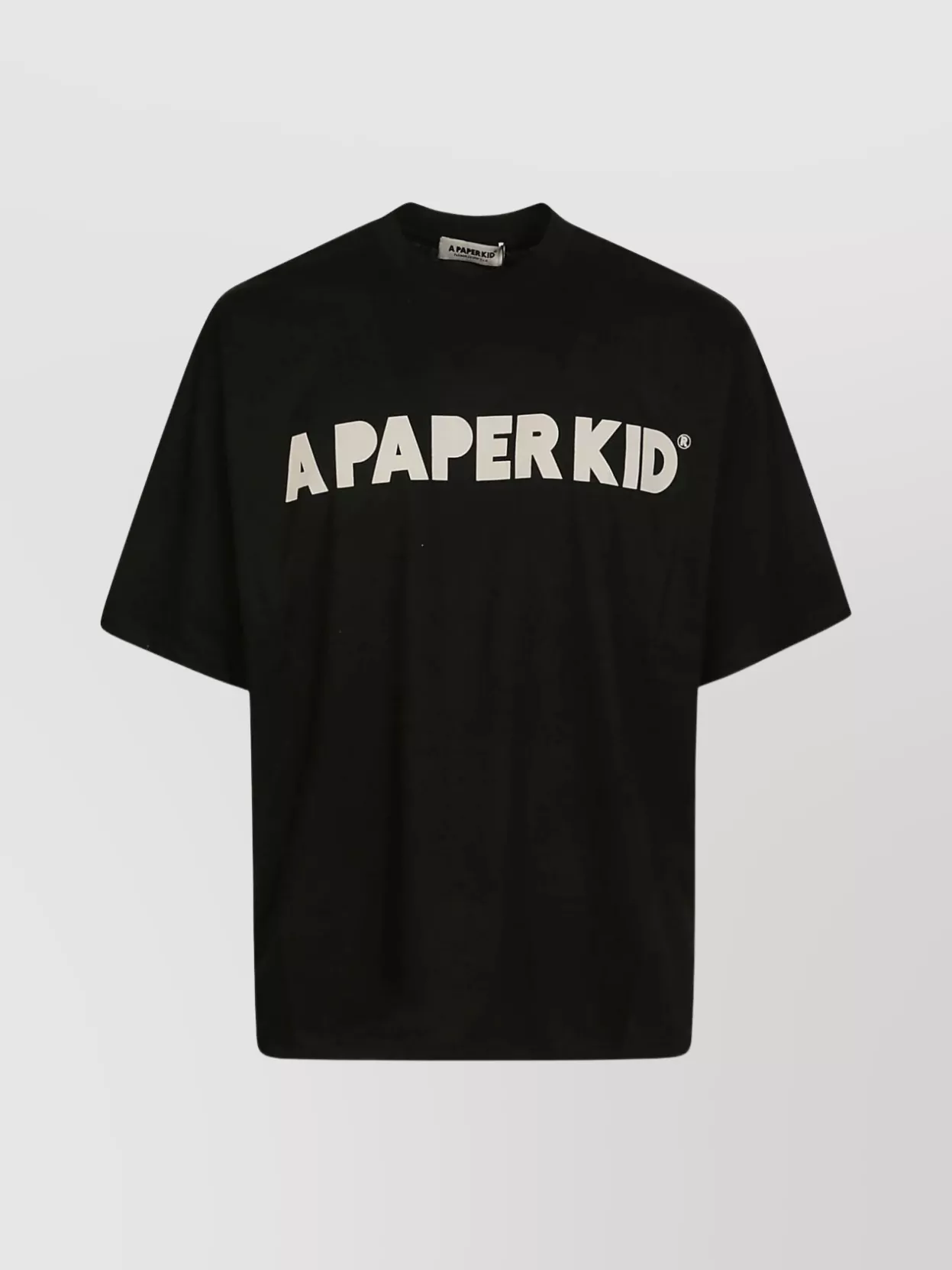 Shop A Paper Kid Basic Crew Neck T-shirt