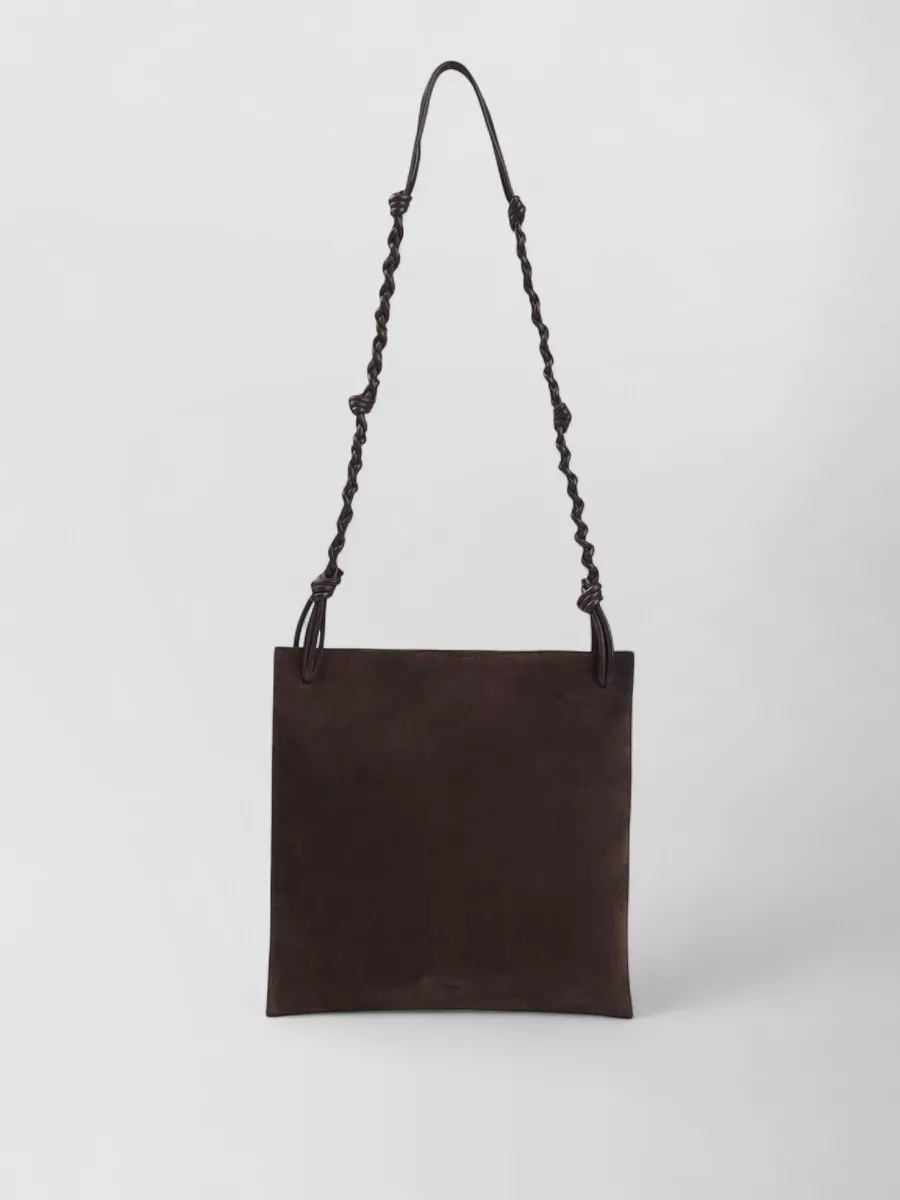 Jil Sander Leather Shoulder Tote Bag