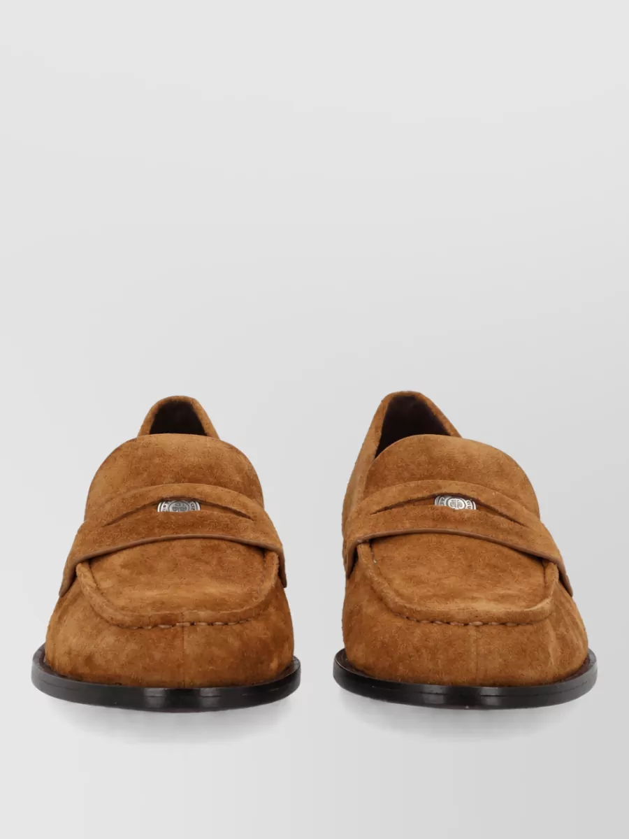 Tory Burch leather penny loafers
