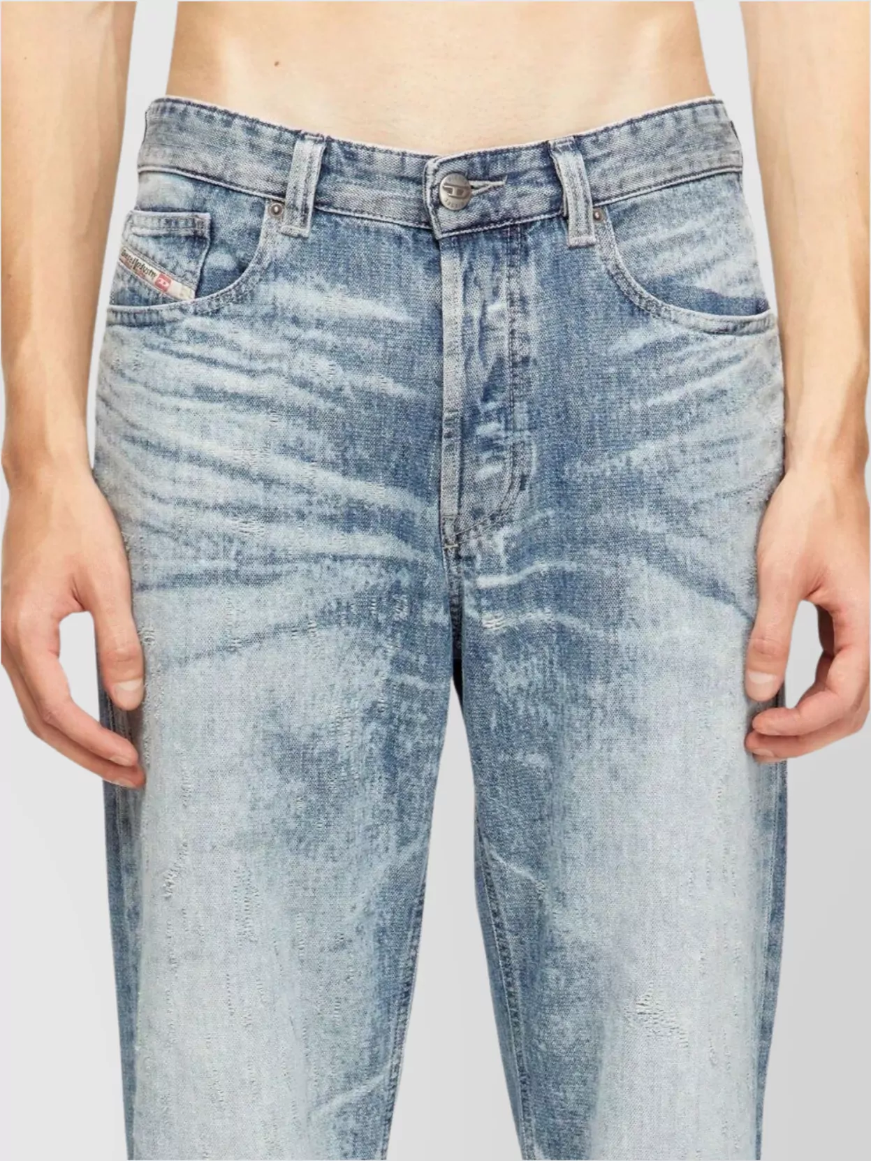 Diesel 2024 D-Macs-Fsh1 Straight Fit Trousers