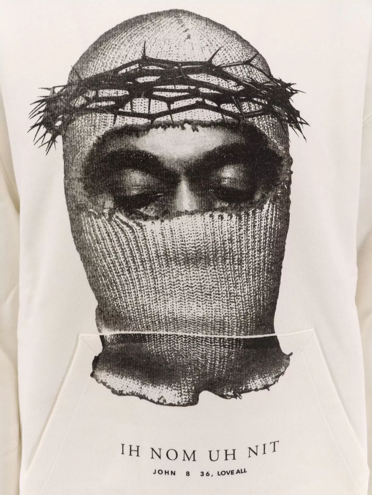 Ih Nom Uh Nit Graphic Hooded Sweatshirt Kangaroo Pocket